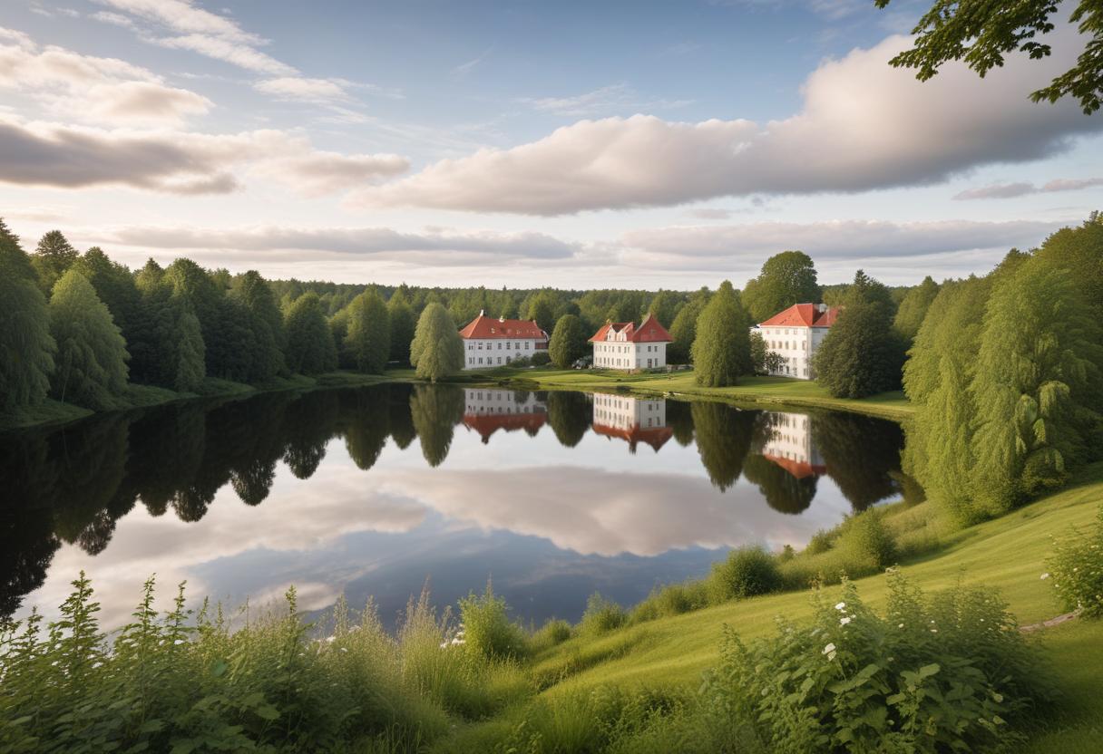 Upplev charmiga baldersnäs herrgård – en historisk pärla i naturen illustration
